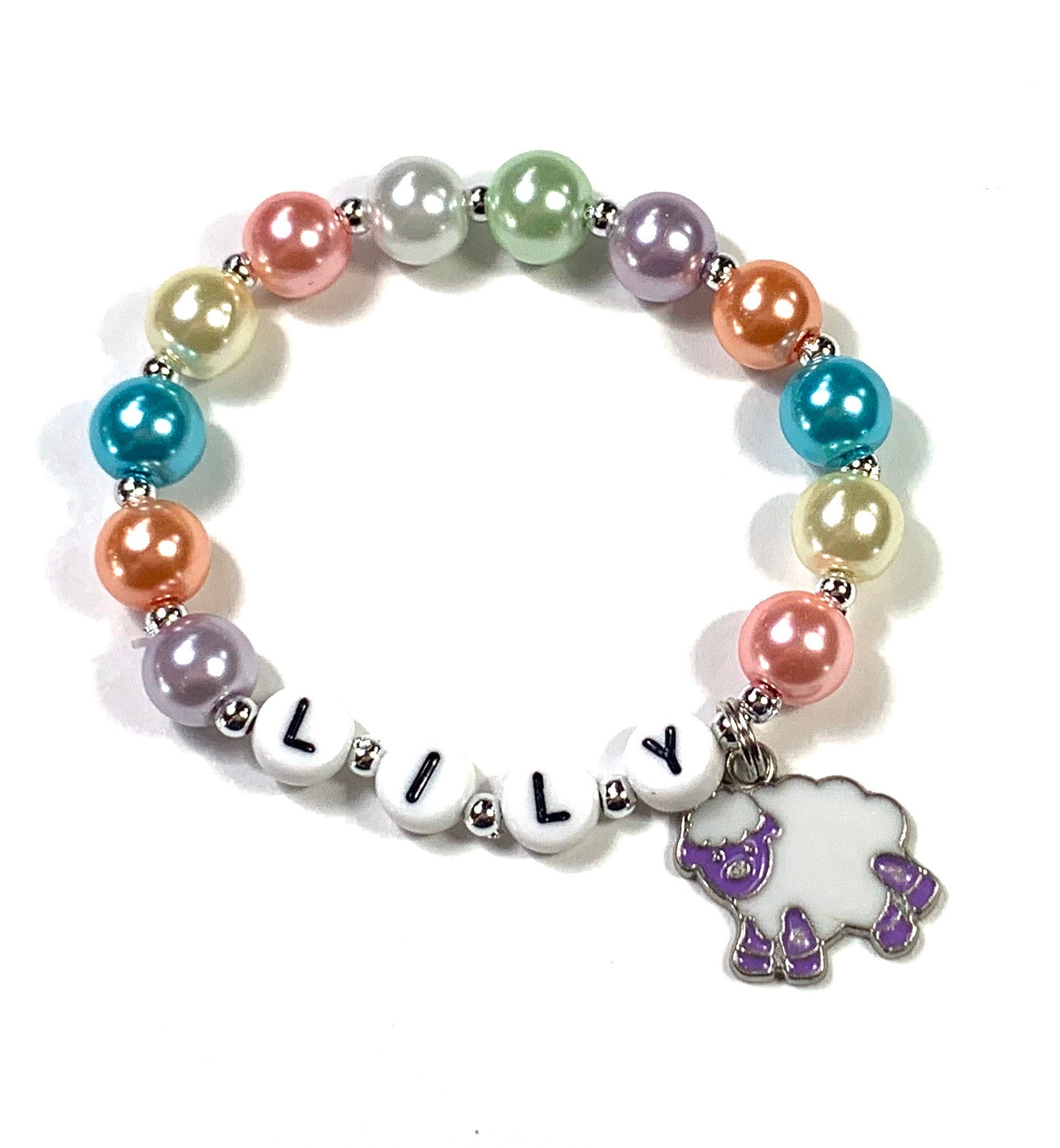 Personalized Easter Bracelet for Girls