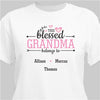 Blessed Grandma Personalized TShirt