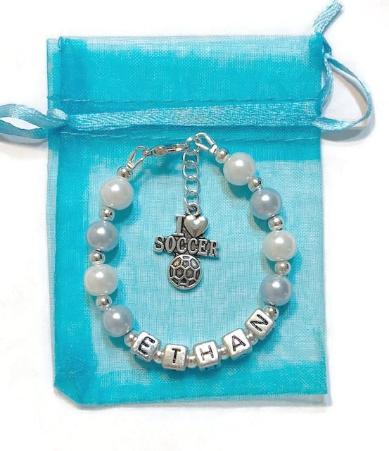 Custom Boy's Charm Bracelet (Made to Order)
