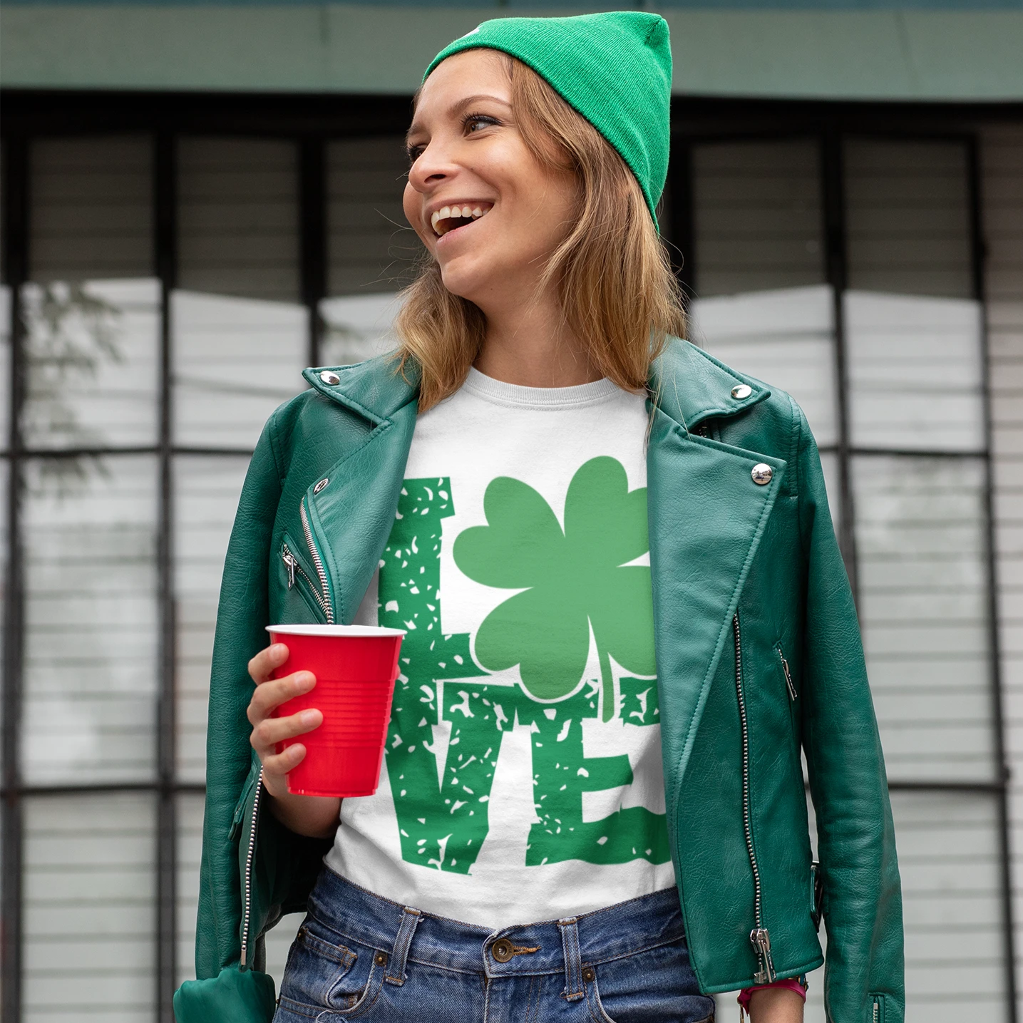 St. Patrick's Day Love Clover Tshirt