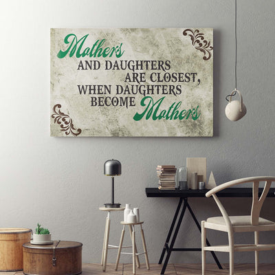 Mothers and Daughters Canvas Wall Art