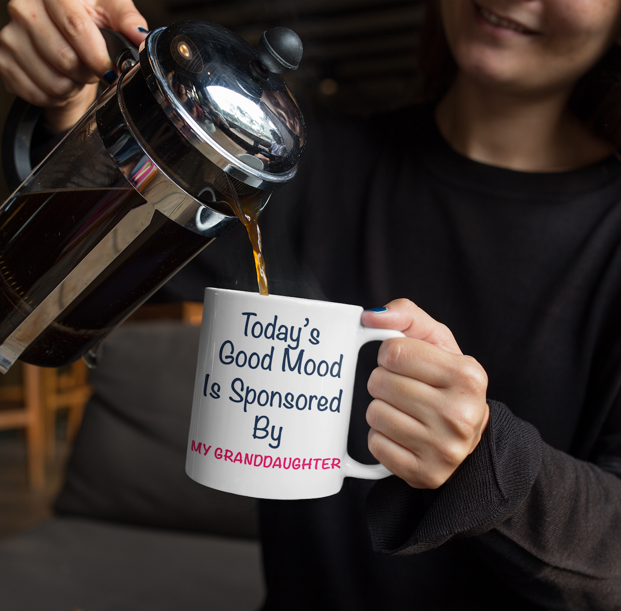 Today's good mood sponsored by my granddaughter