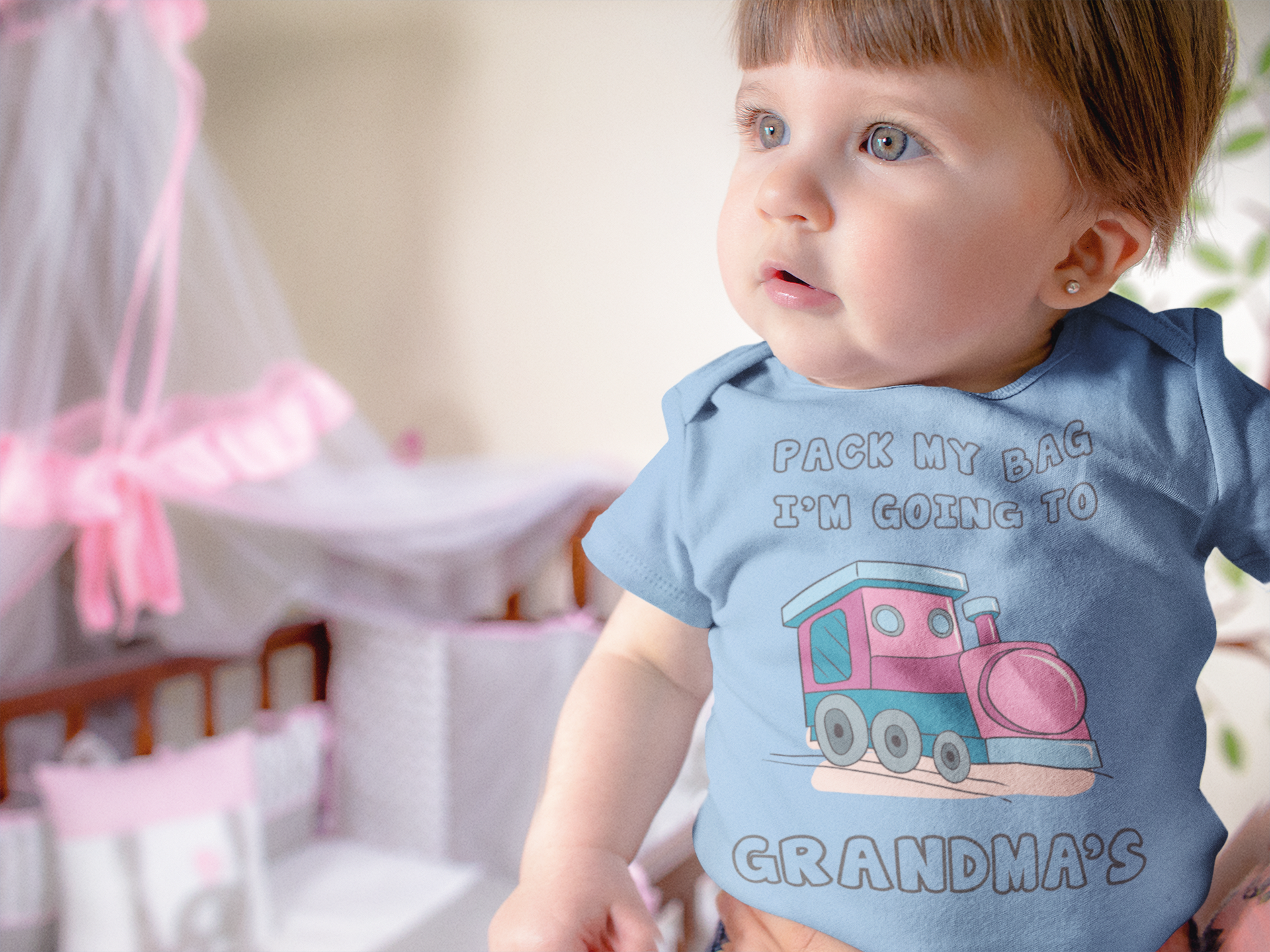 Pack my bag, I'm going to Grandma's Onesie