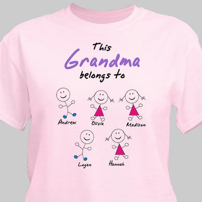 This Grandma Belongs To... Personalized Tshirt