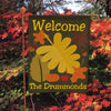 Welcome Fall Personalized Flag
