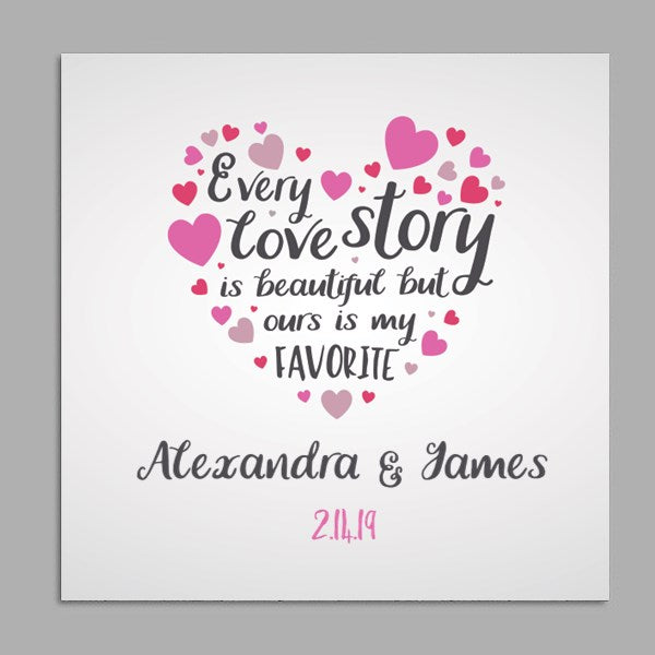 Our Love Story Wall Art