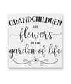 Grandchildren are flowers Wall Art