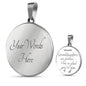 Granddaughter Luxury Necklace with Custom Engraving