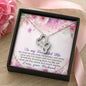 My Love for You Has Increased with Time - Double Hearts Necklace
