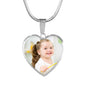 Heart Pendant with little girl