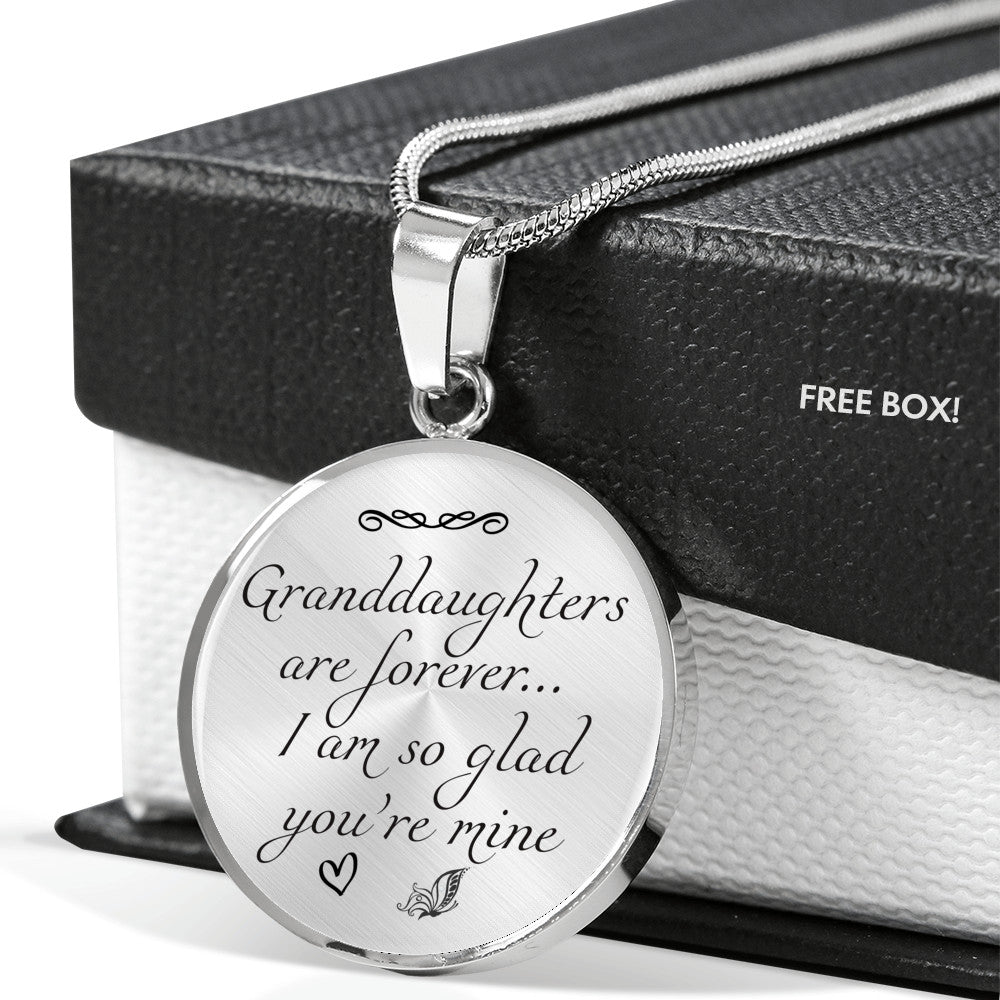 Granddaughter Luxury Necklace with Your Engraving