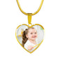 Heart Pendant with little girl