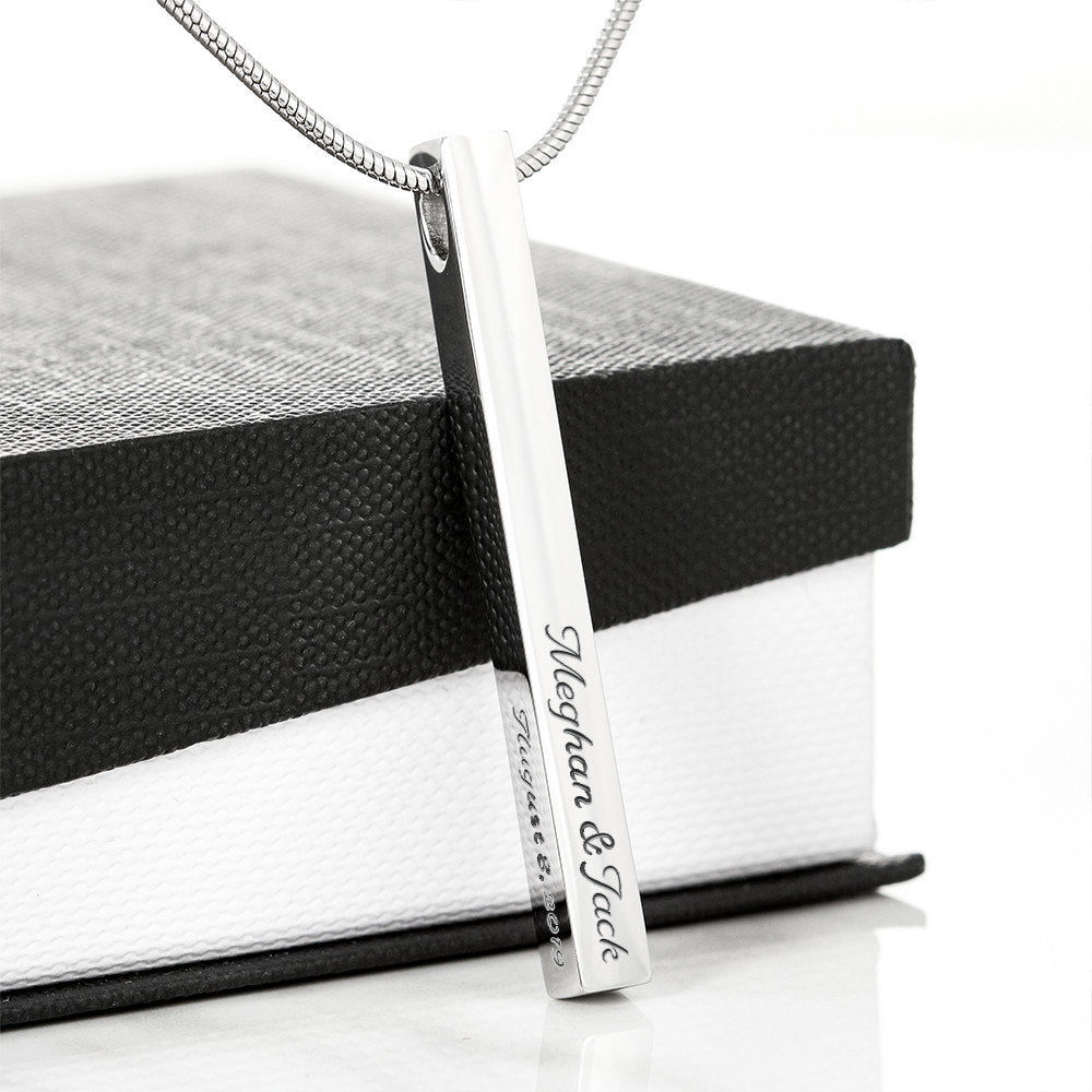 Personalized Bar Necklace
