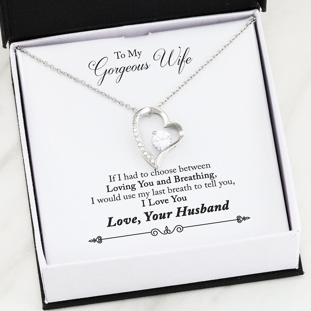 My Last Breath - I Love You Heart Necklace