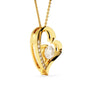 Together Forever (To My Daughter) Heart Necklace