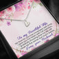 My Love For You Has Increased with Time - Sweetest Hearts Necklace
