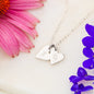 To my Beautiful Wife - Heart Necklace