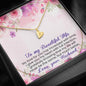 My Love For You Has Increased with Time - Sweetest Hearts Necklace