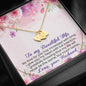 My Love For You Has Increased with Time - Sweetest Hearts Necklace