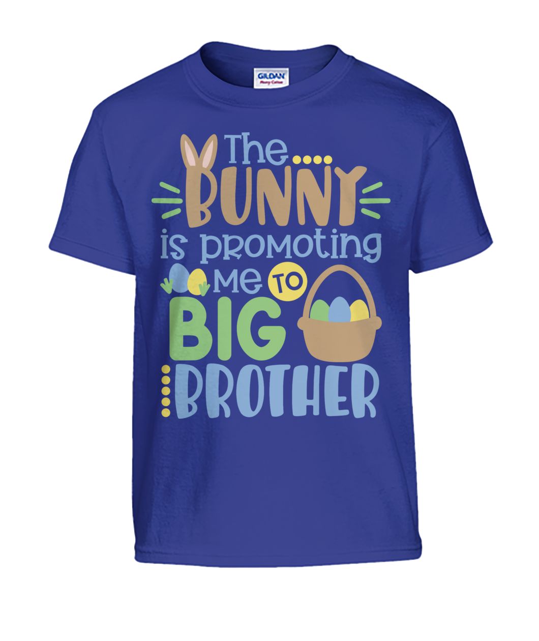 "The Bunny Is Promoting Me to Big Brother" Kids Tshirt