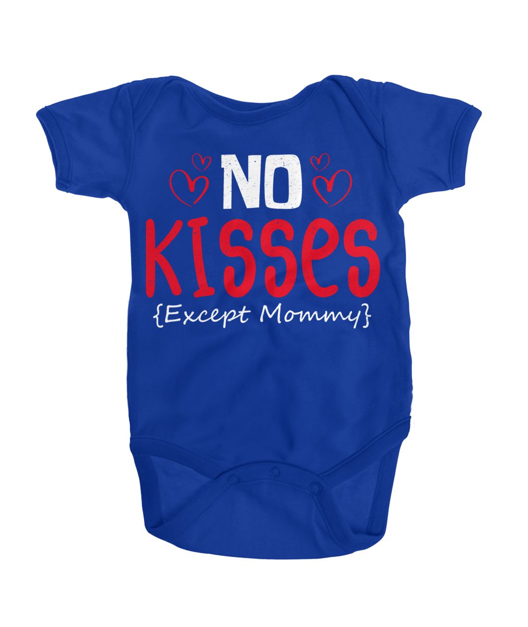 No kisses sales baby onesie