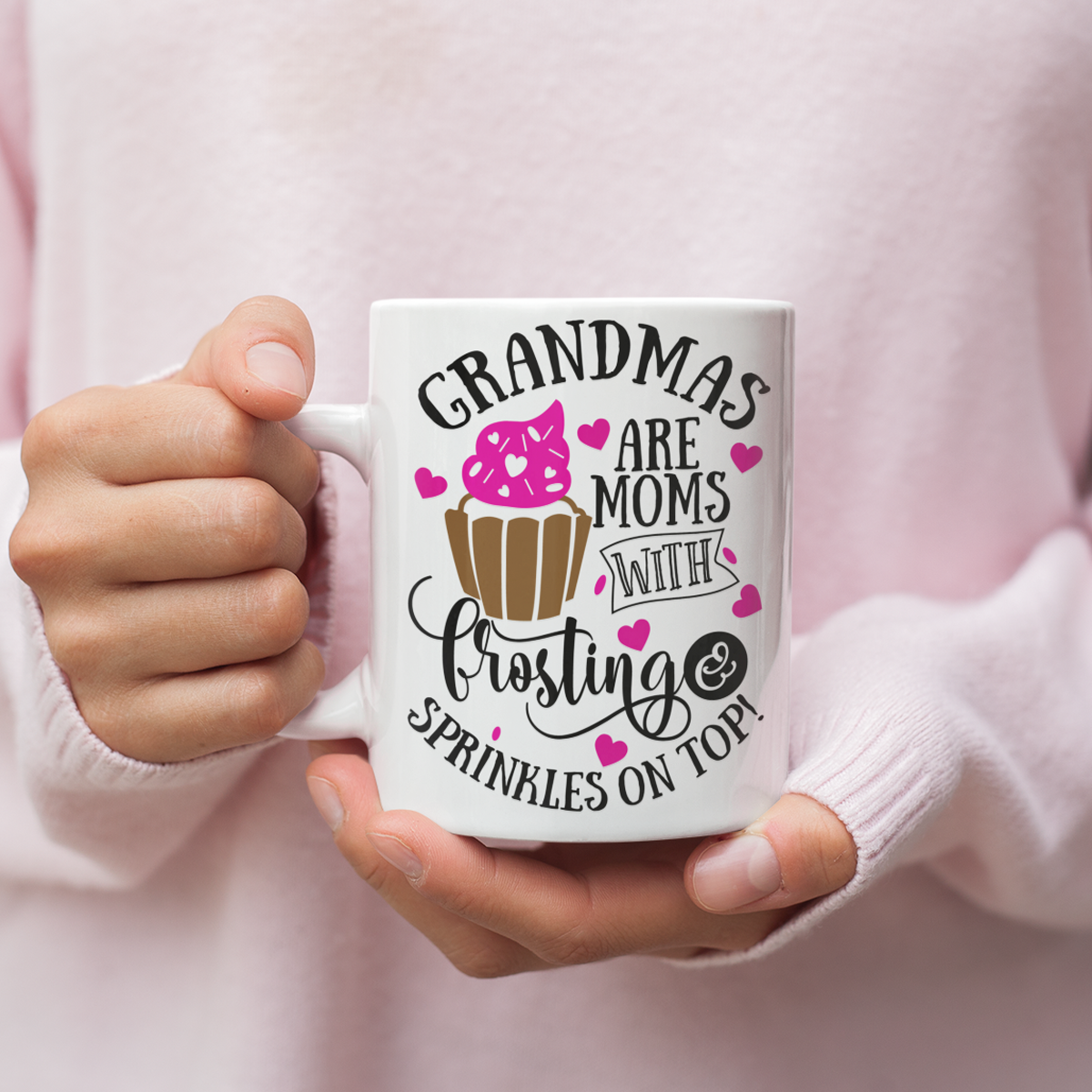 Grandmas are Moms with Frosting and Sprinkles Mug