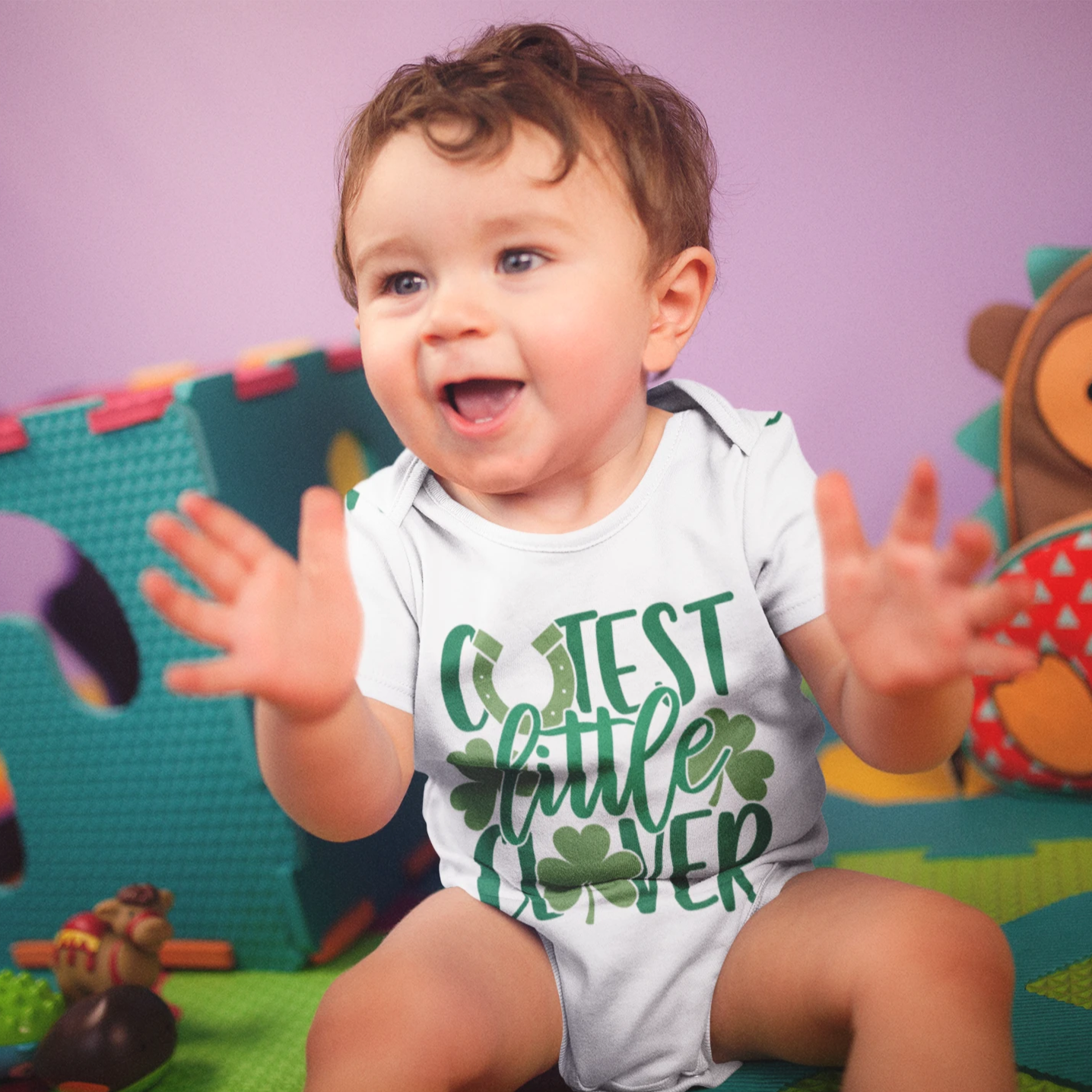 Cutest Little Clover Baby Bodysuit