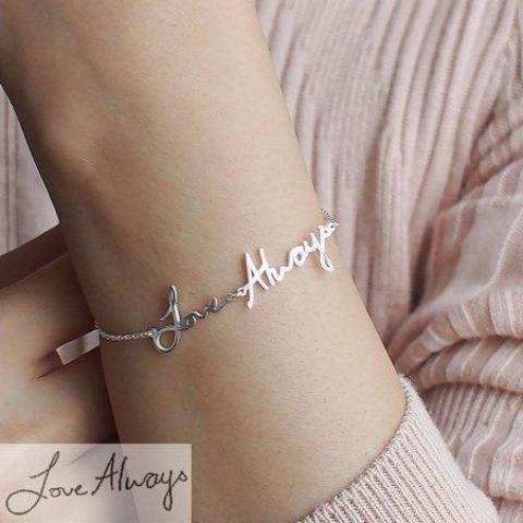 Love Handwriting Bracelet