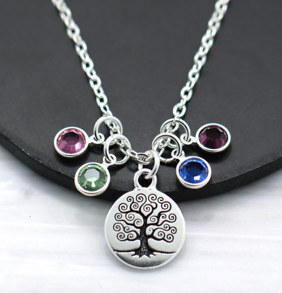 Custom Birthstone Necklace