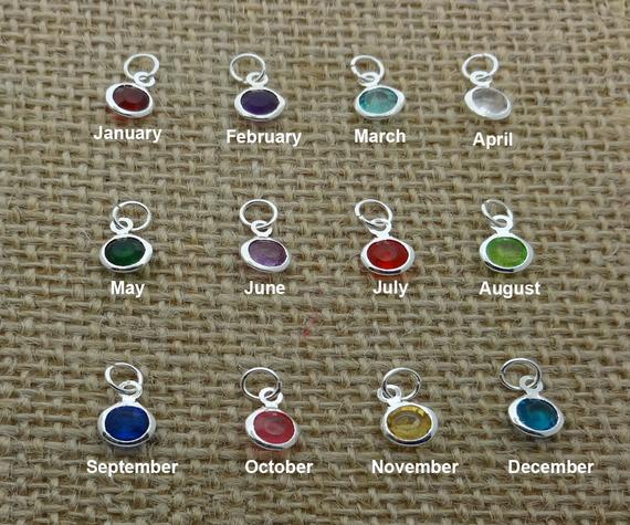 Personalized Granddaughter Birthstone Heart Necklace