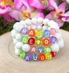 Personalized Name Essential Oil Beaded Bracelet