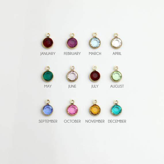 Birthstone Charm Bracelet