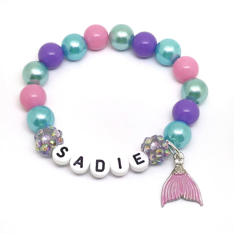 Personalized Little Mermaid Bracelet