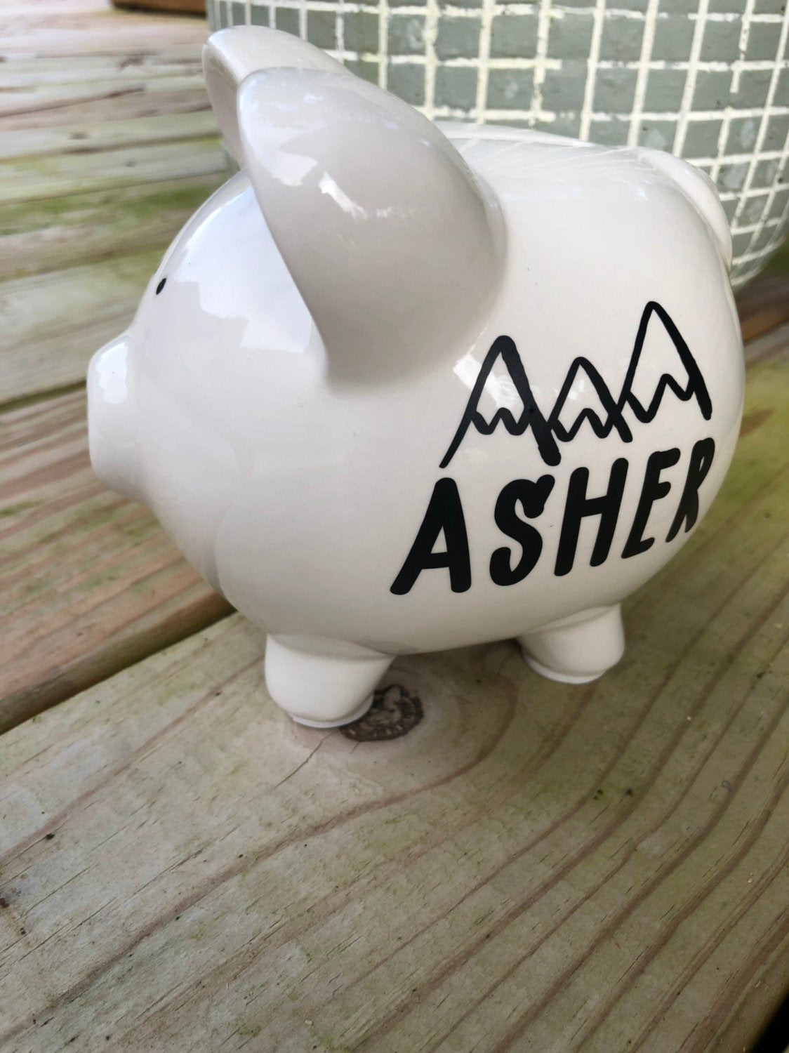 Personalized Kids Piggy Bank