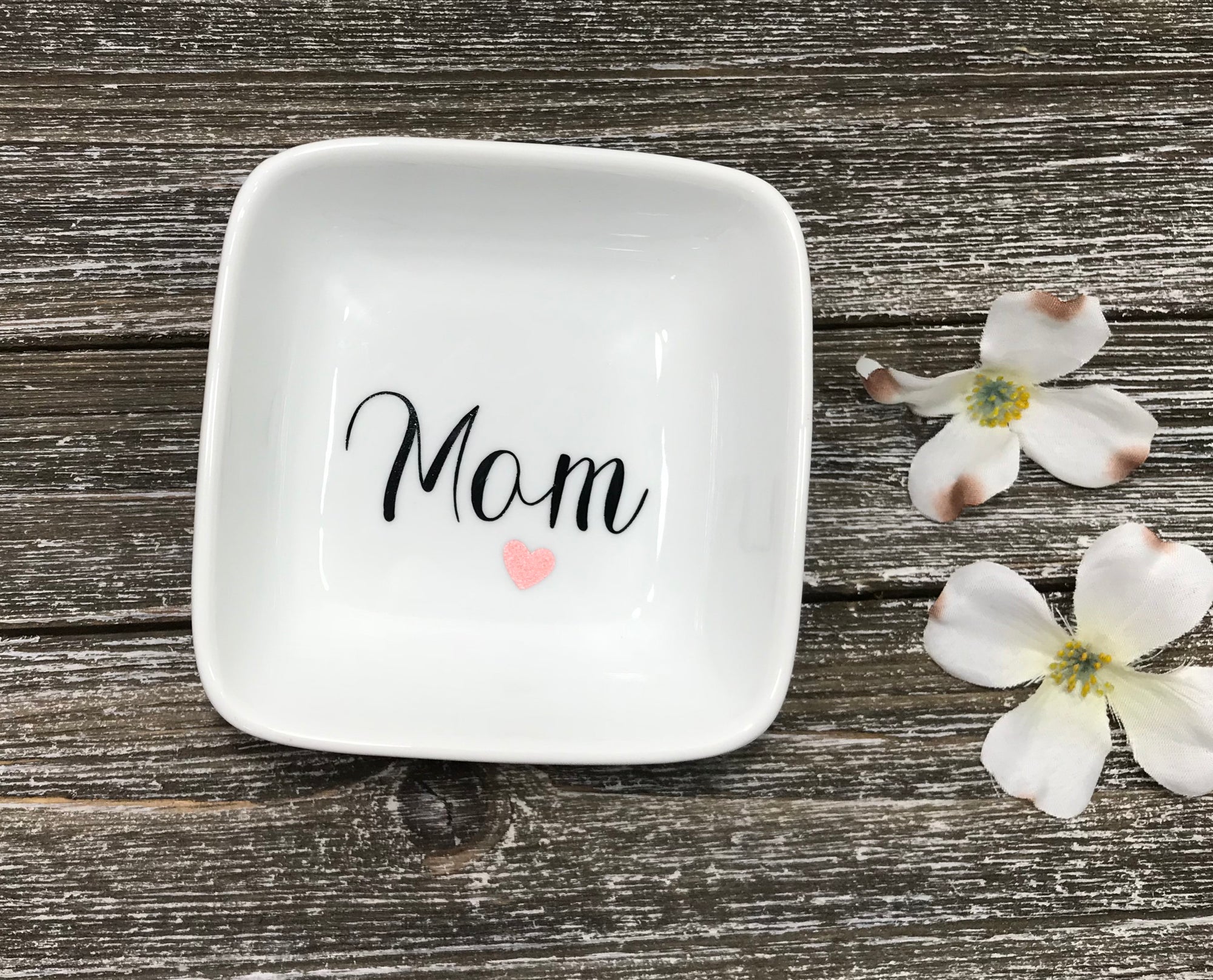 Personalized Mom Jewelry Dish