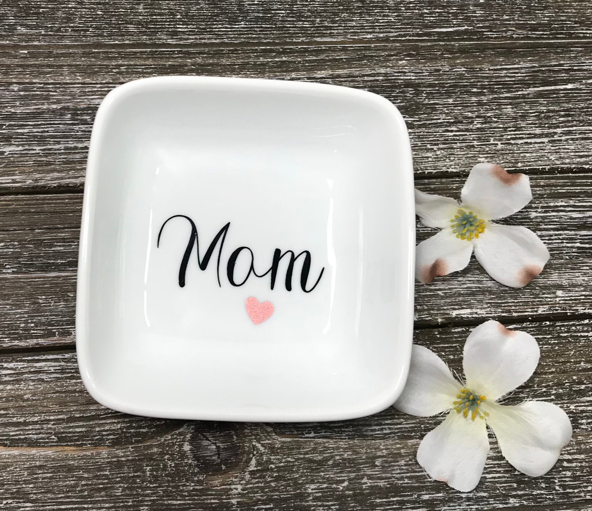 Personalized Mom Jewelry Dish