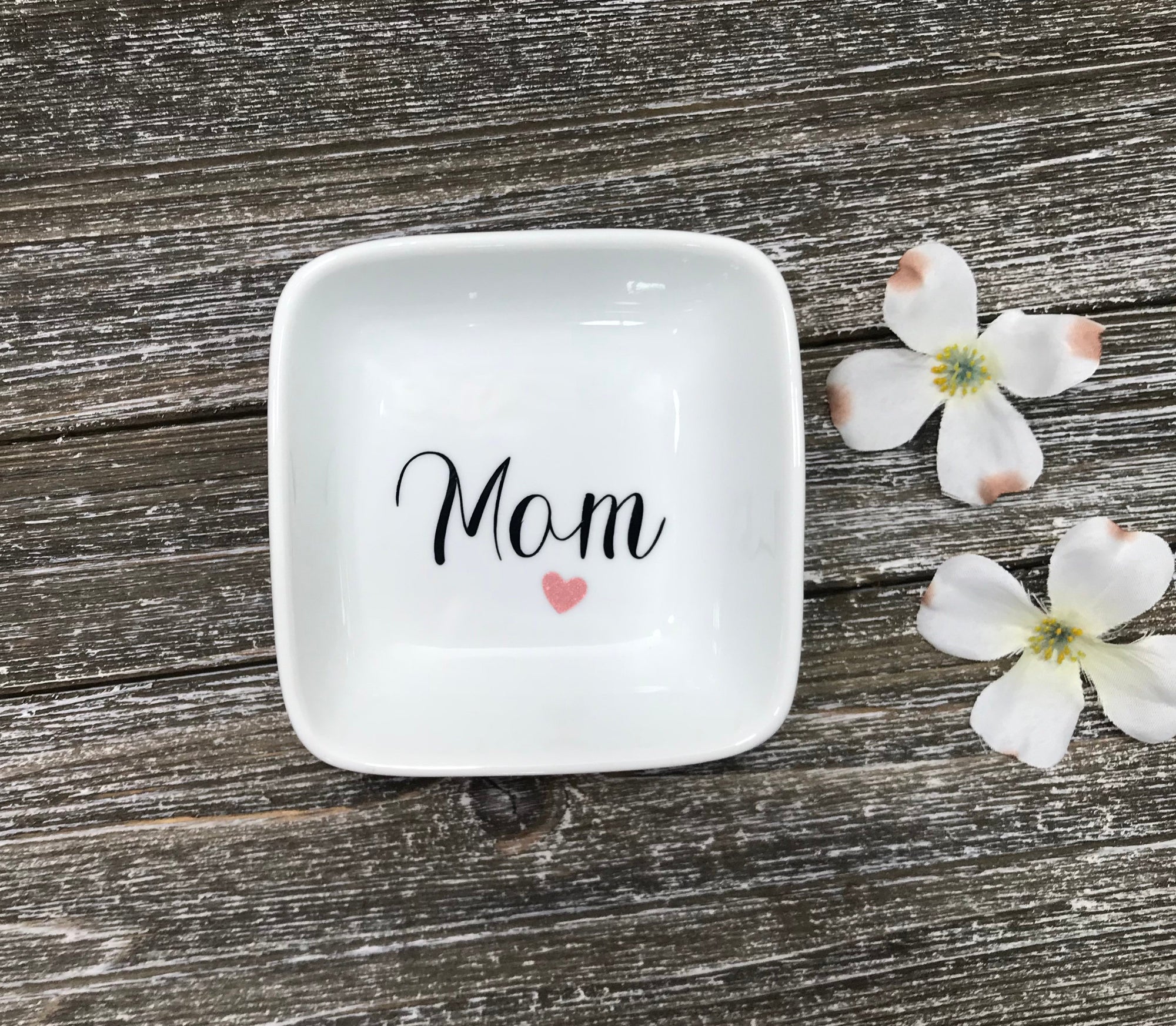 Personalized Mom Jewelry Dish