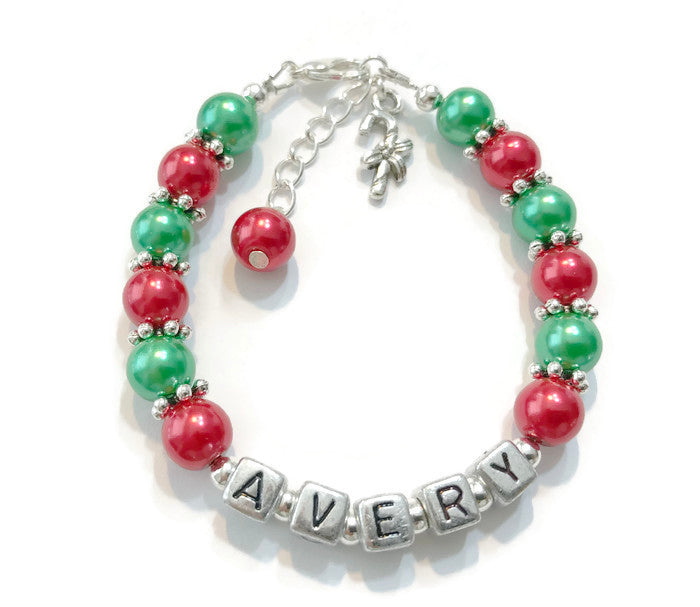 Christmas Name Bracelet (Made to Order)