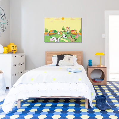 Fun Animal Canvas Art For Kids Bedroom or Playroom