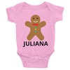 Personalized Christmas Cookie Infant Bodysuit