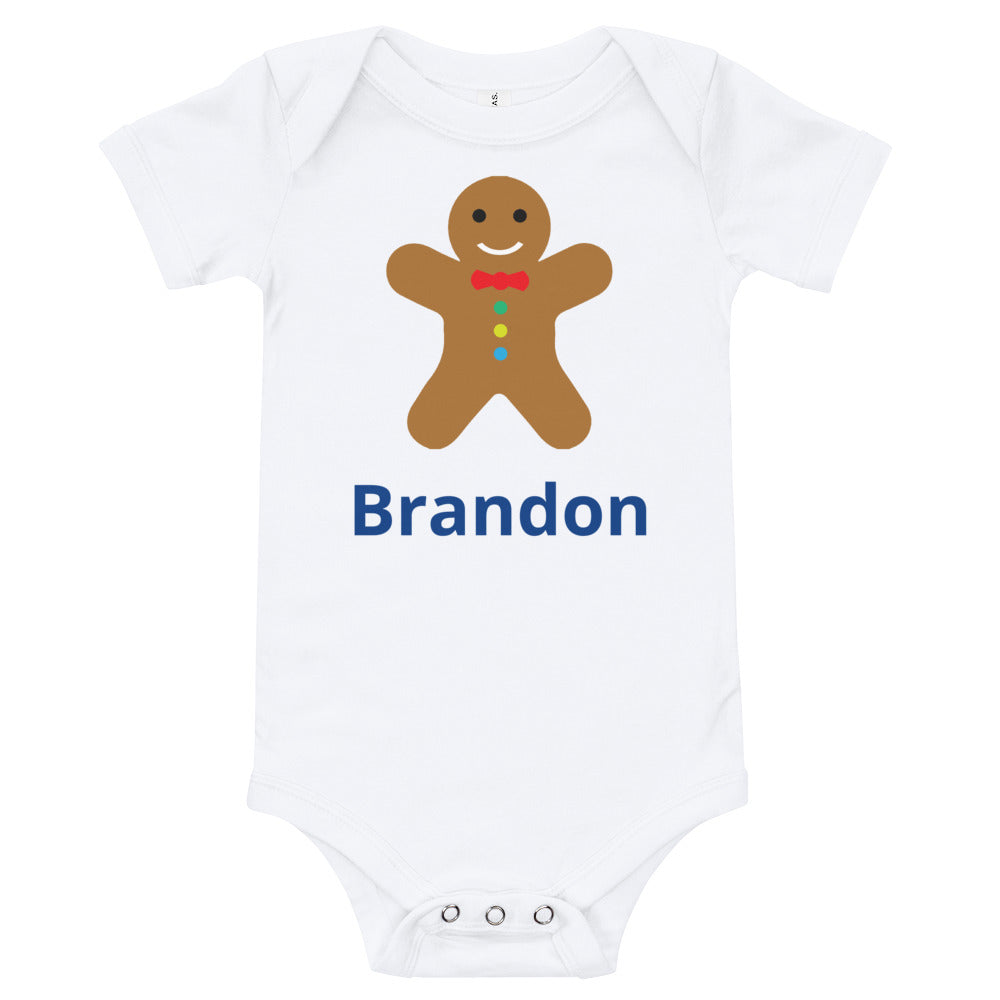 Personalized Christmas Cookie Onesie