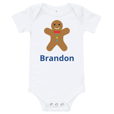 Personalized Christmas Cookie Onesie