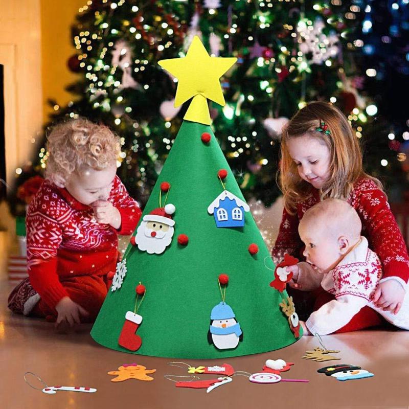 Toddler DIY Christmas Felt Tree