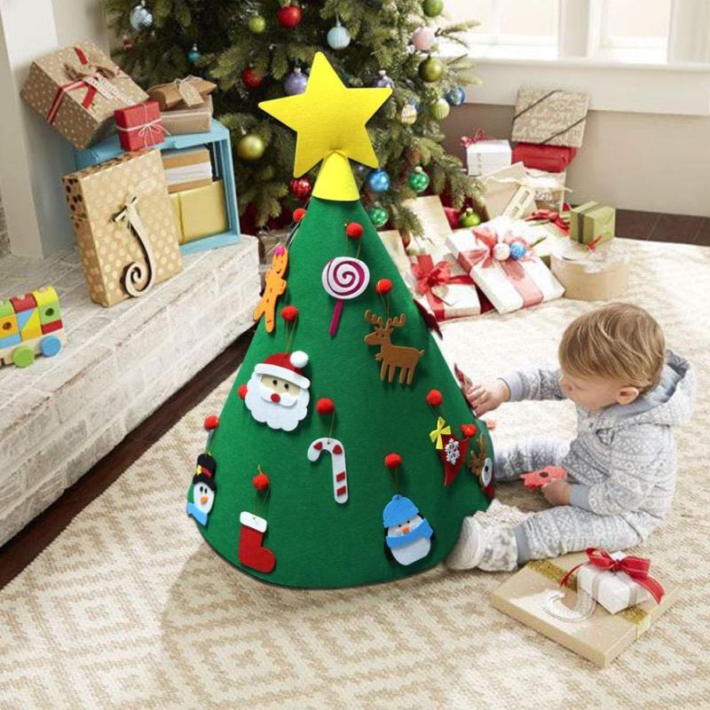 Toddler DIY Christmas Felt Tree