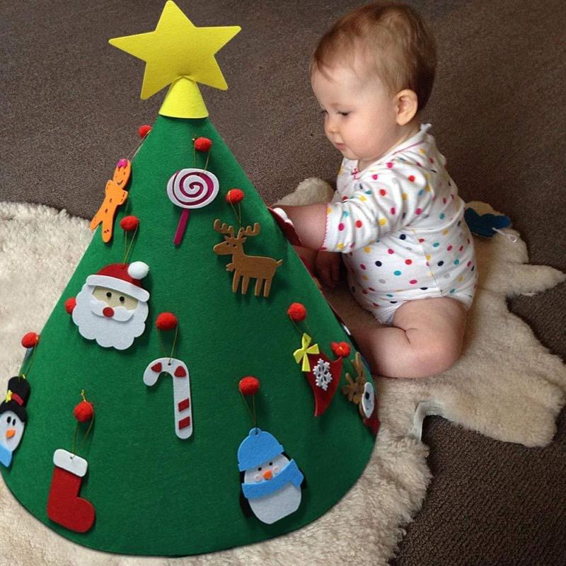 Toddler DIY Christmas Felt Tree