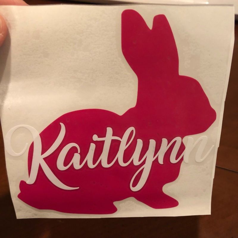 Personalized Easter Basket Sticker