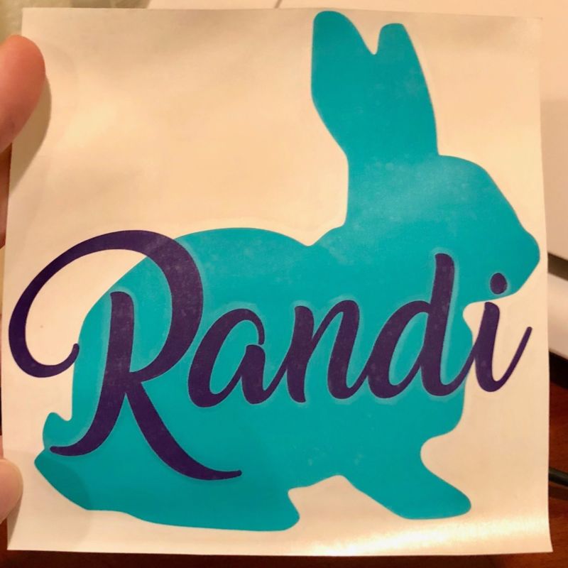 Personalized Easter Basket Sticker