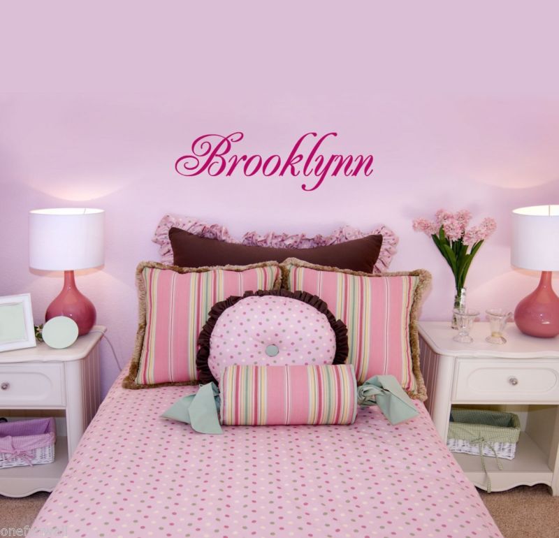 Child's Name Wall Decal Made to Order