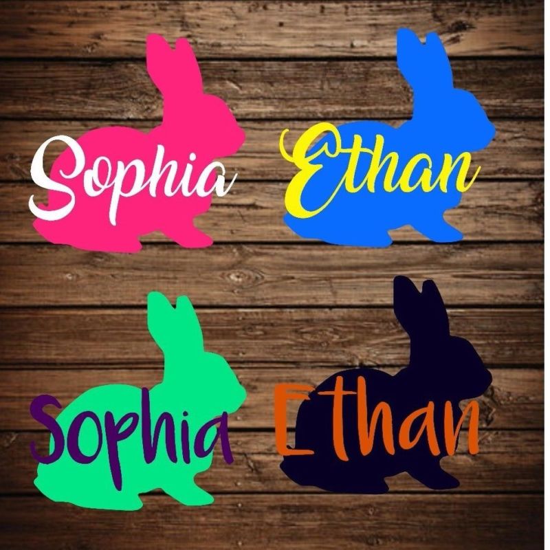 Personalized Easter Basket Sticker