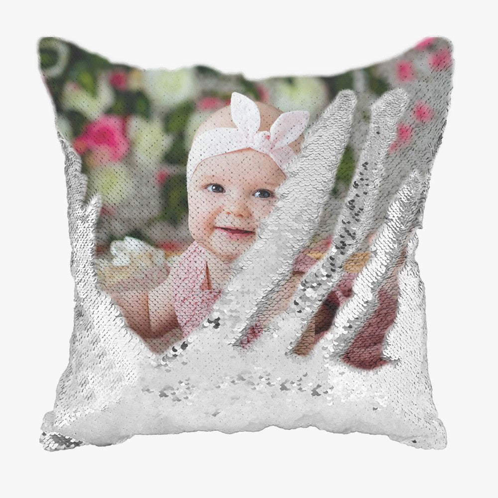 Photo Sequin Pillowcase (Made to Order)